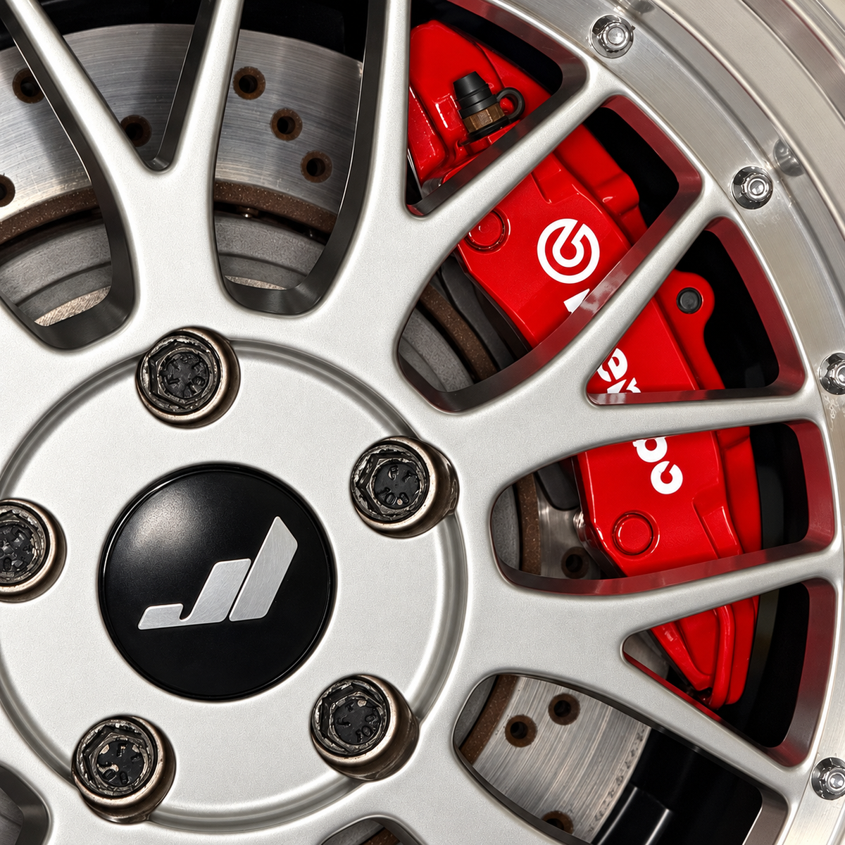 Staffe impianto maggiorato Brembo 4 pompanti m3 e46 posteriore