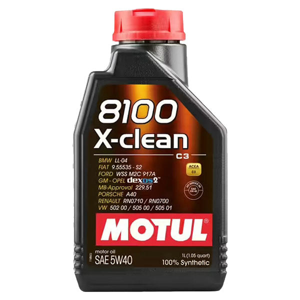 Olio motore Motul 8100 X-Clean 5W40