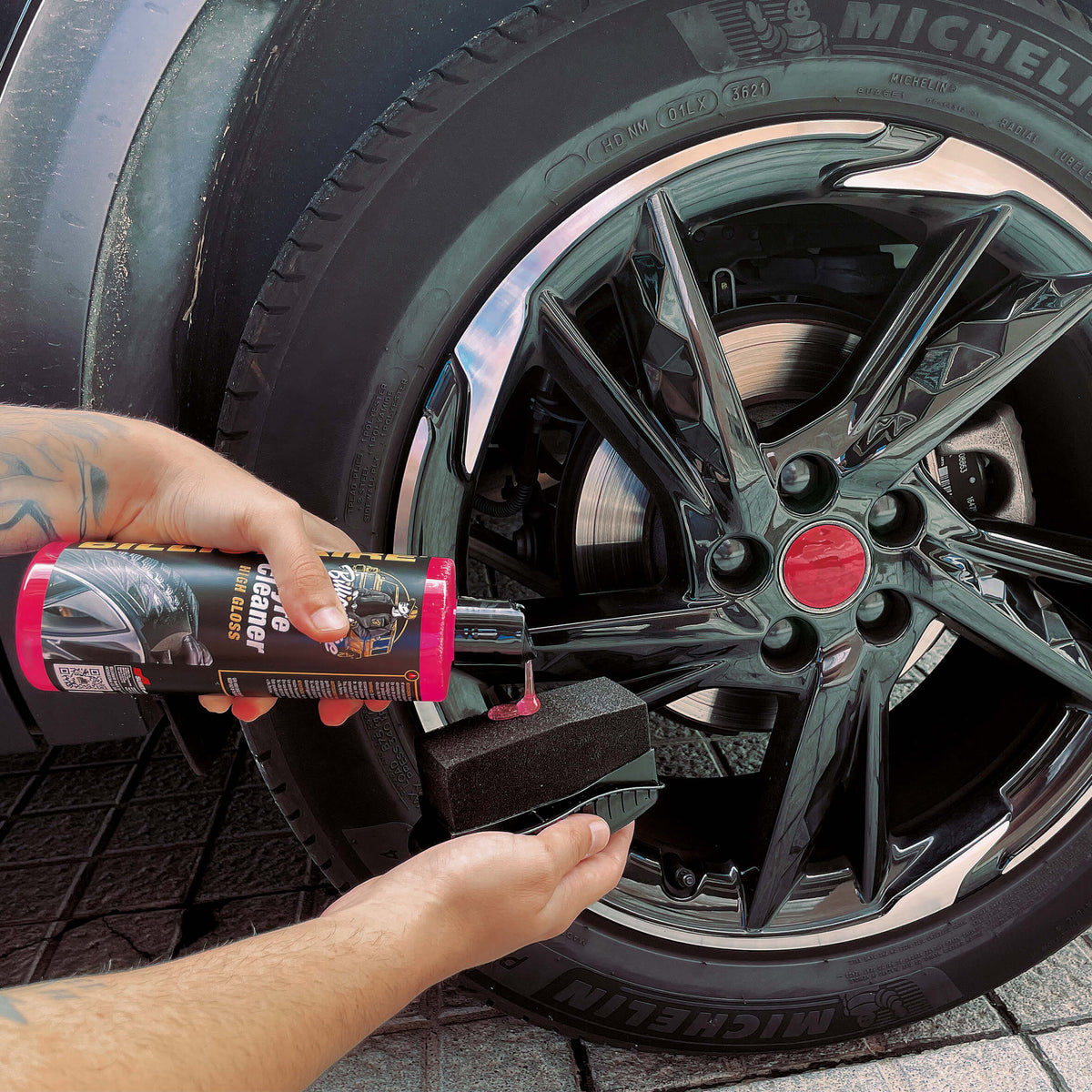 Tyre Cleaner High Gloss – Detergente/Nero gomme per pneumatici Finitura lucida 500ml