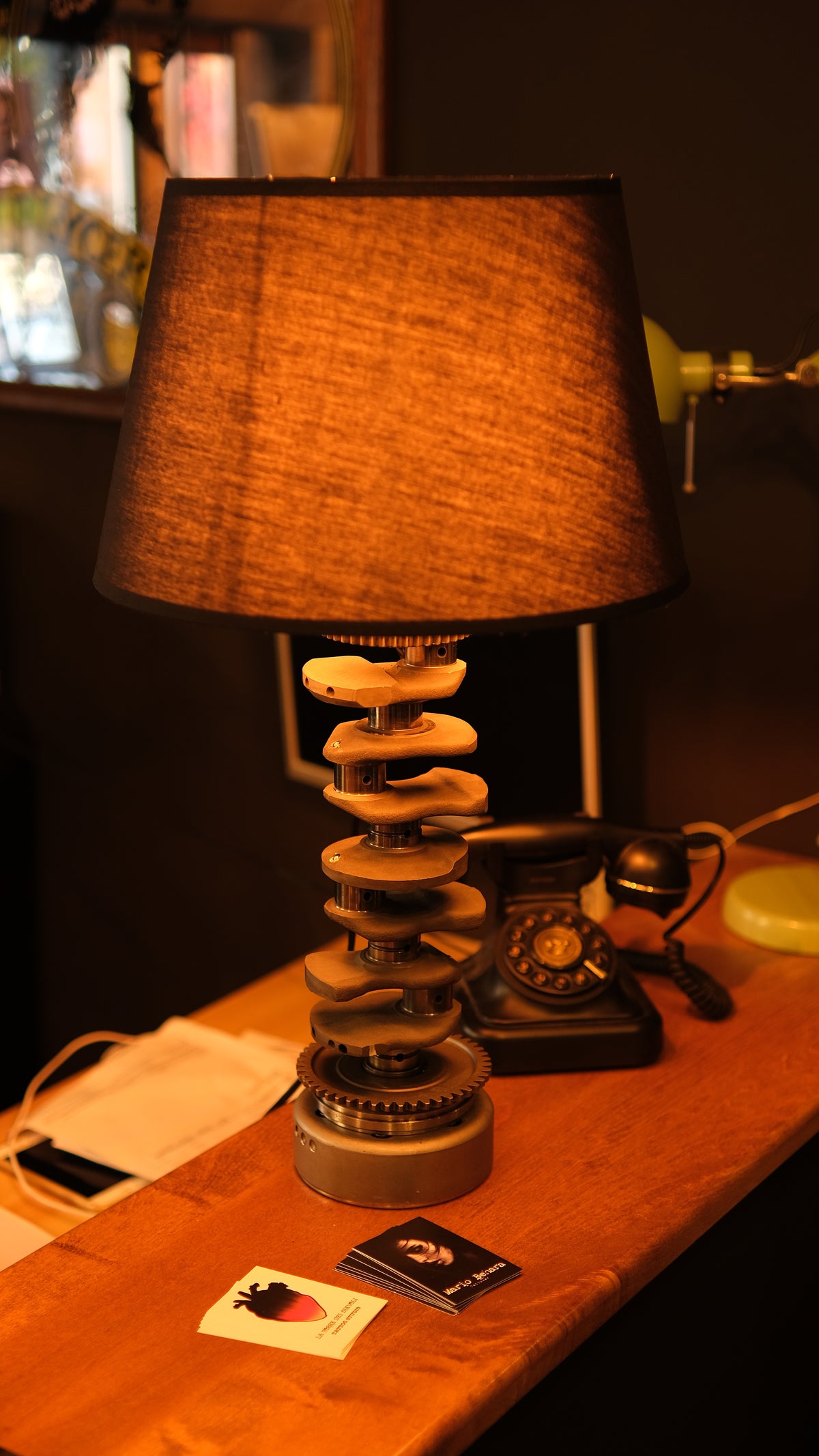 Lampada "Abat jour" albero motore moto