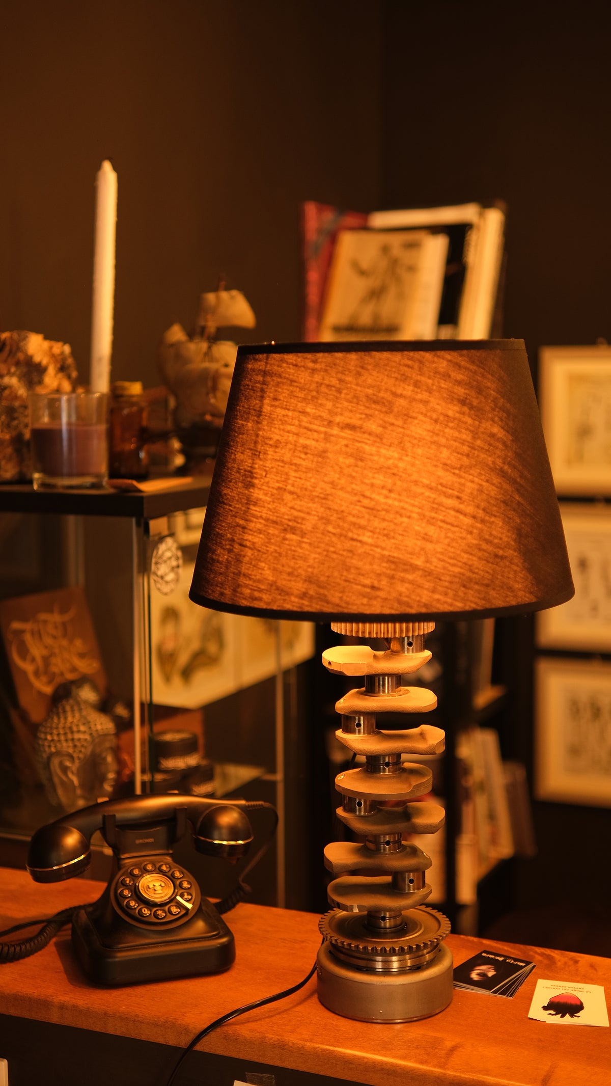 Lampada "Abat jour" albero motore moto