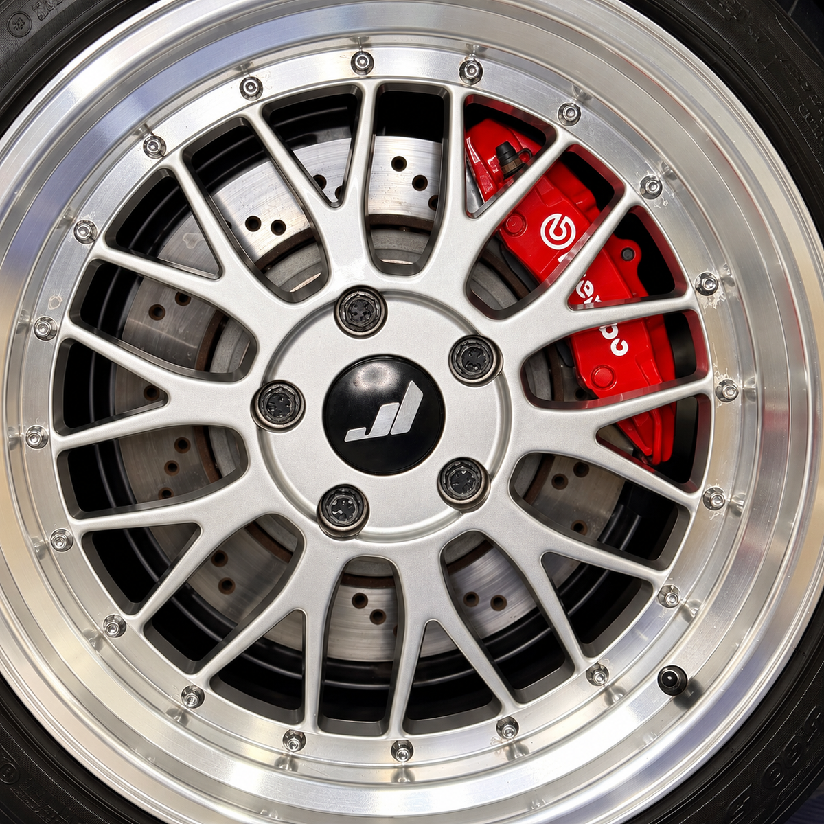 Staffe impianto maggiorato Brembo 4 pompanti m3 e46 posteriore