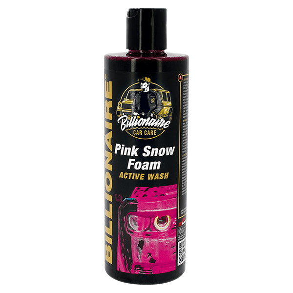 Billionaire Pink Snow Foam Active Wash – Shampoo con Schiuma Attiva Rosa 500ml