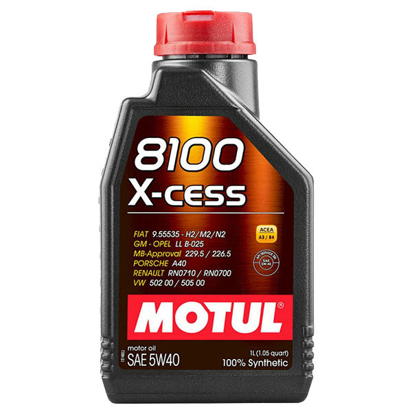 Olio motore Motul 8100 X-Cess 5W40