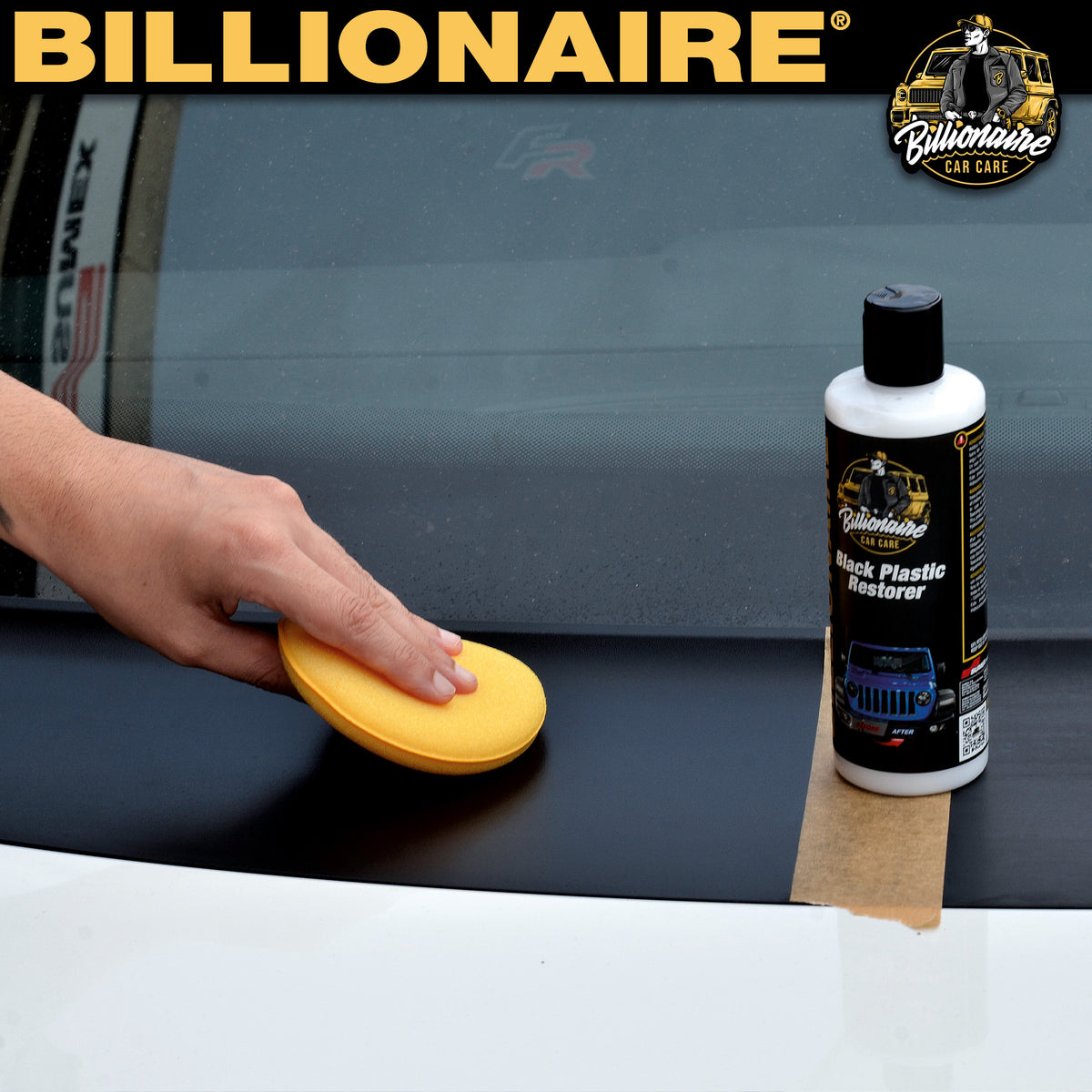 Black Plastic Restorer – Restauratore di Plastica Recupera la Lucentezza Originale 300ml